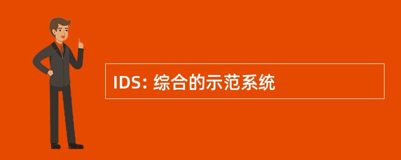 IDS: 综合的示范系统