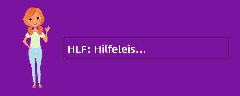 HLF: HilfeleistungslÃ¶schfahrzeug