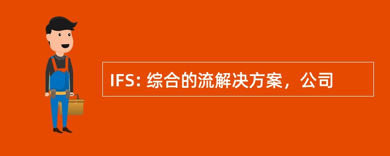 IFS: 综合的流解决方案，公司