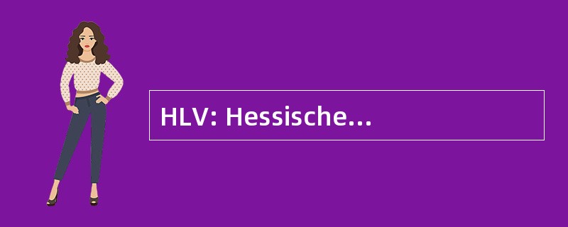 HLV: Hessischen Leichtathletik Verbandes