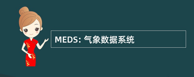 MEDS: 气象数据系统