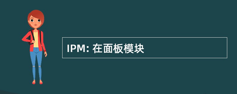 IPM: 在面板模块