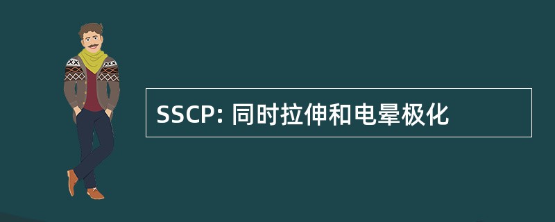 SSCP: 同时拉伸和电晕极化