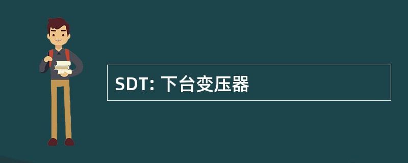 SDT: 下台变压器