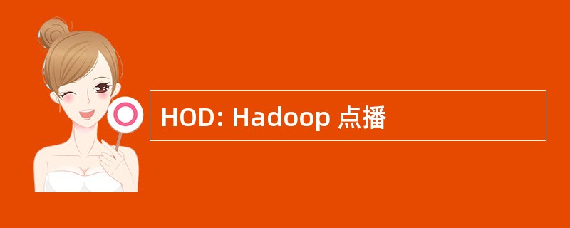 HOD: Hadoop 点播