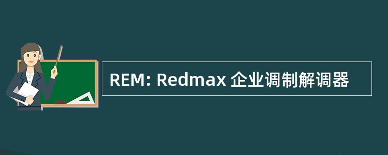 REM: Redmax 企业调制解调器