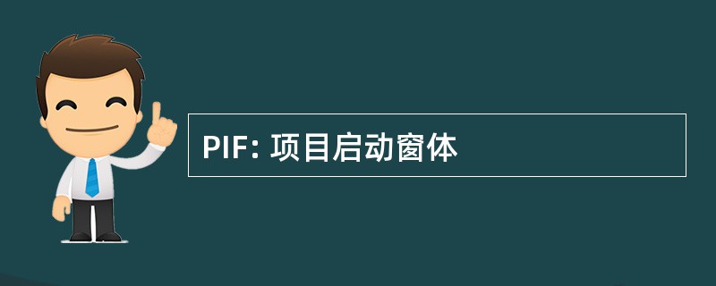 PIF: 项目启动窗体