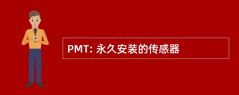 PMT: 永久安装的传感器