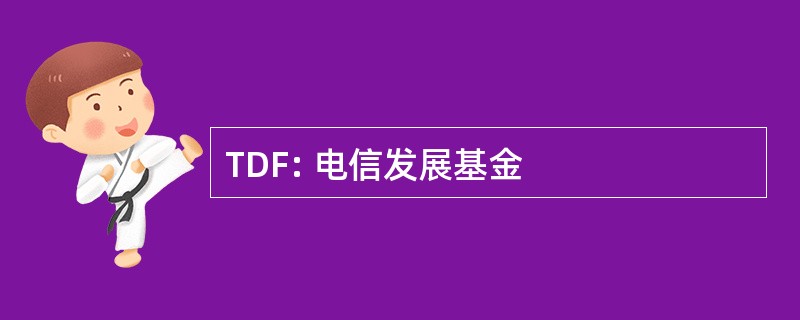 TDF: 电信发展基金