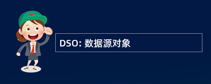 DSO: 数据源对象