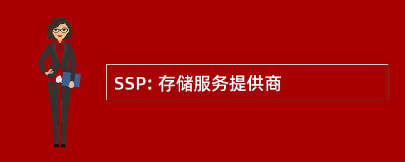 SSP: 存储服务提供商