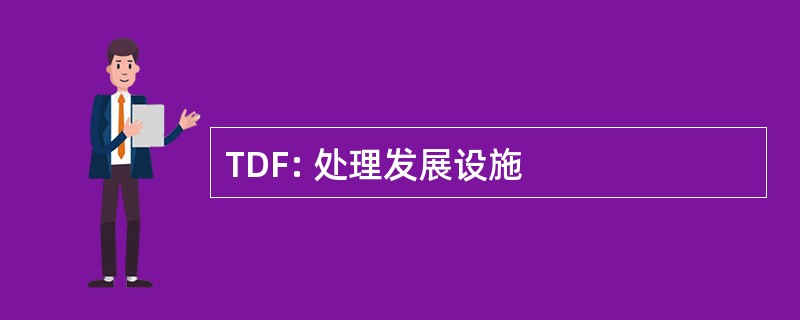 TDF: 处理发展设施