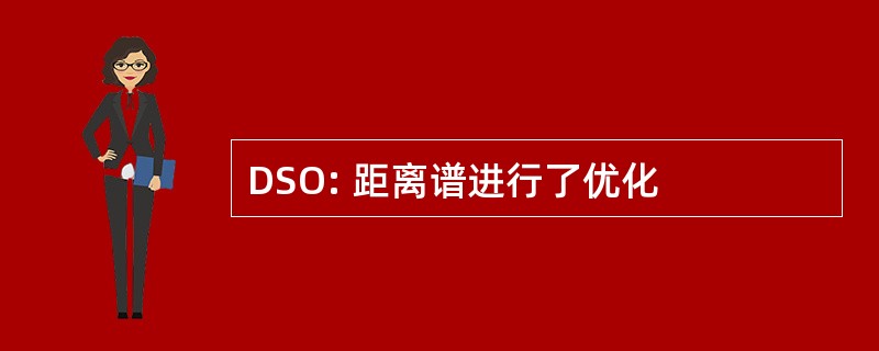 DSO: 距离谱进行了优化