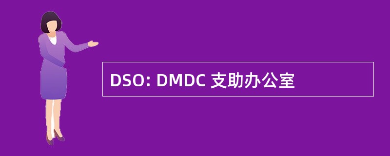 DSO: DMDC 支助办公室