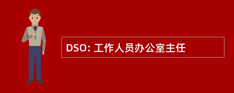 DSO: 工作人员办公室主任