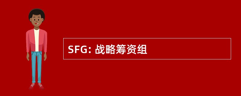 SFG: 战略筹资组