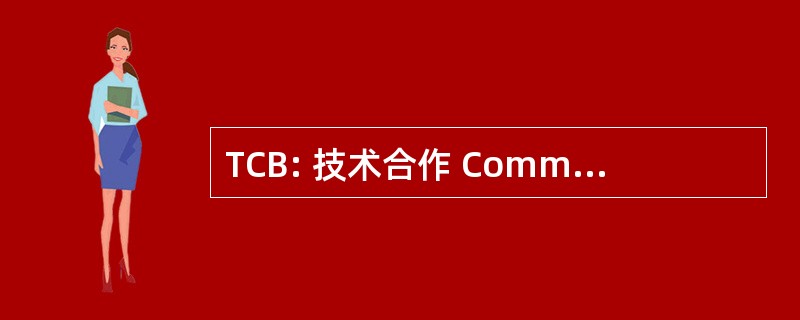 TCB: 技术合作 Commissie 客厅 de Bouw