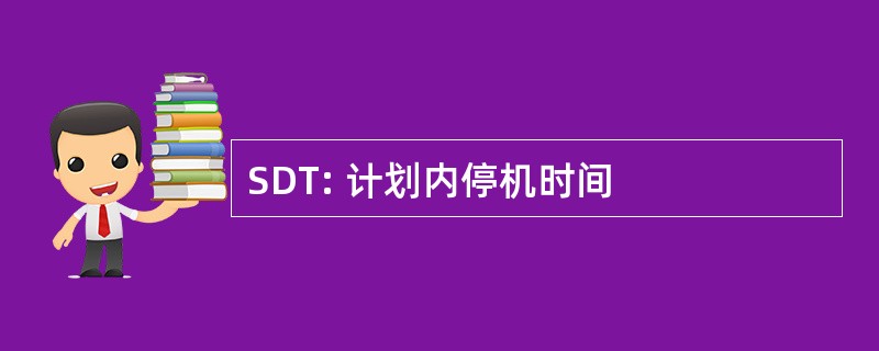 SDT: 计划内停机时间