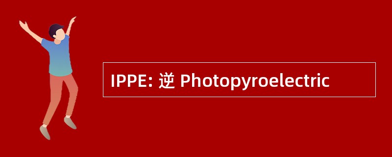 IPPE: 逆 Photopyroelectric