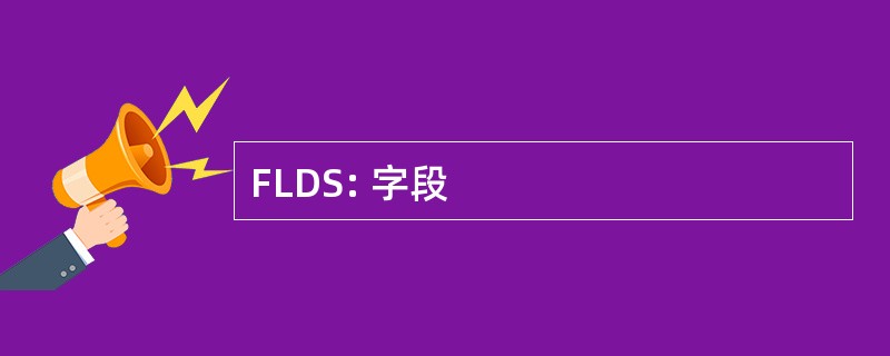 FLDS: 字段