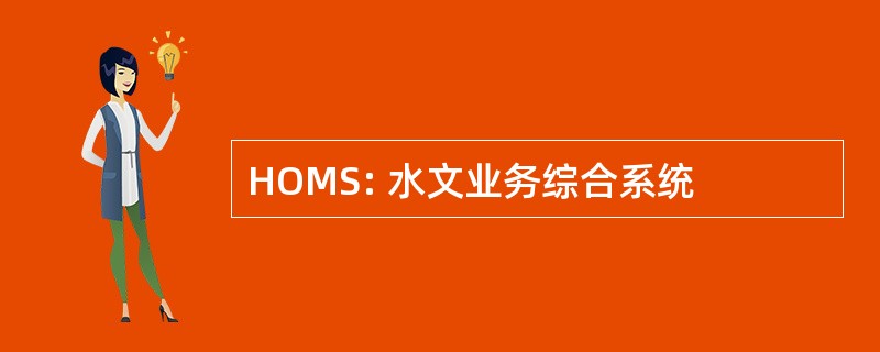 HOMS: 水文业务综合系统