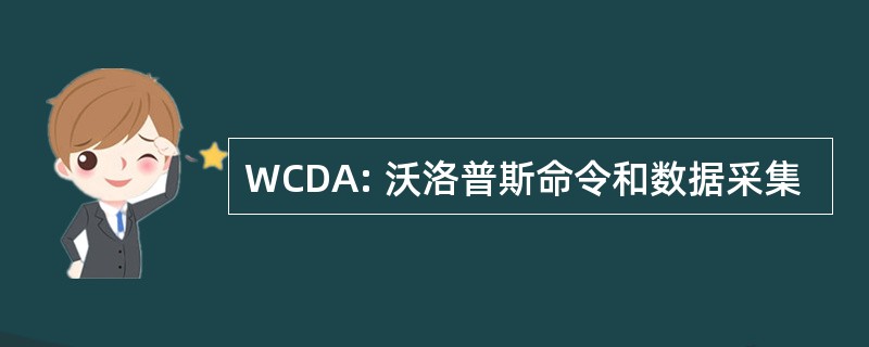 WCDA: 沃洛普斯命令和数据采集