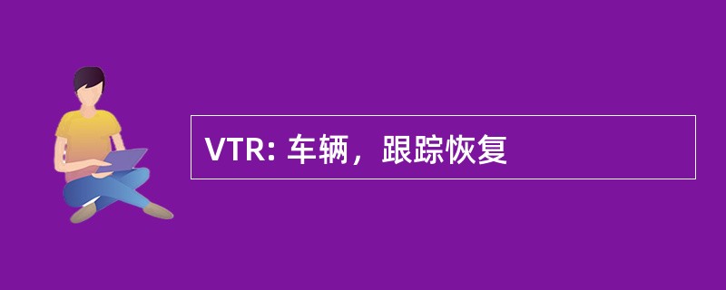 VTR: 车辆，跟踪恢复