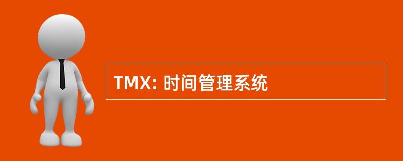 TMX: 时间管理系统