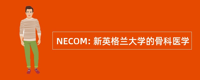 NECOM: 新英格兰大学的骨科医学