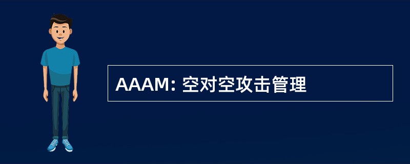 AAAM: 空对空攻击管理