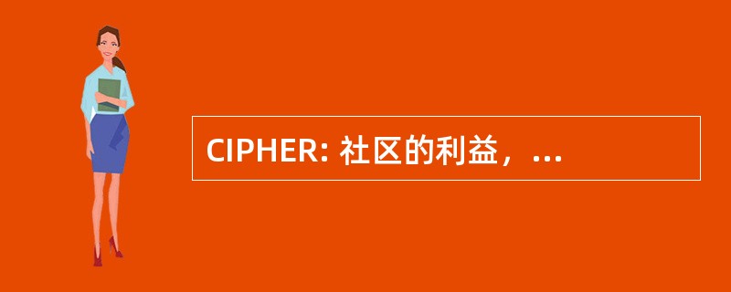 CIPHER: 社区的利益，促进欧洲地区的遗产