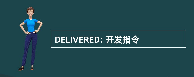 DELIVERED: 开发指令