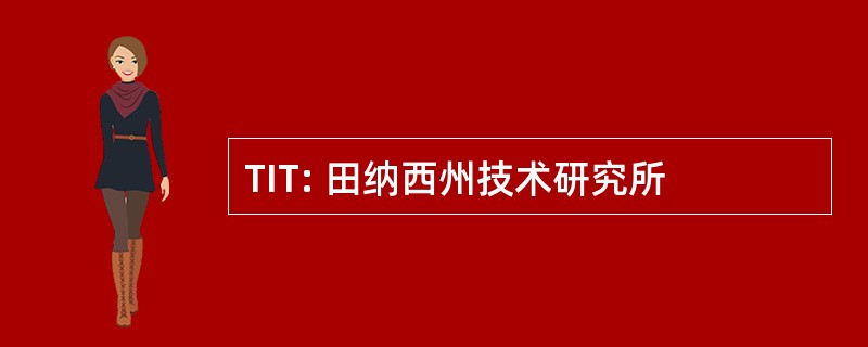 TIT: 田纳西州技术研究所