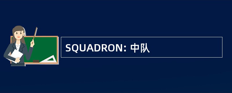 SQUADRON: 中队