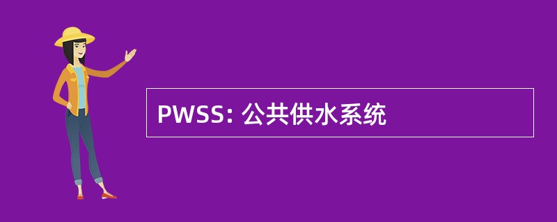 PWSS: 公共供水系统