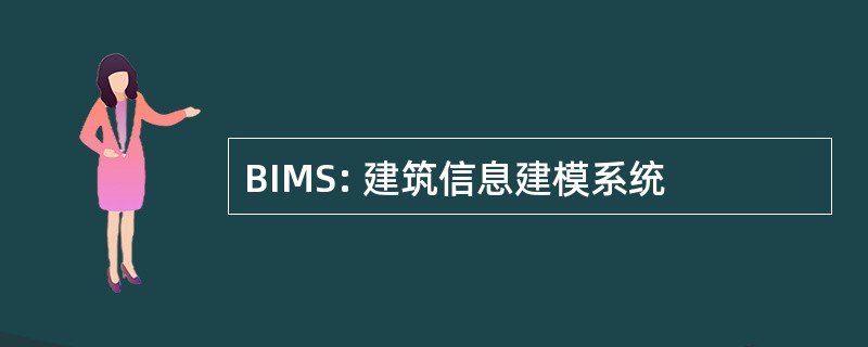 BIMS: 建筑信息建模系统