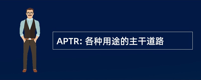 APTR: 各种用途的主干道路