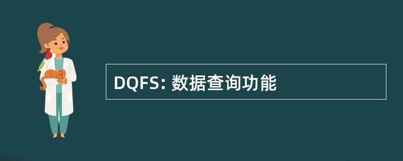 DQFS: 数据查询功能