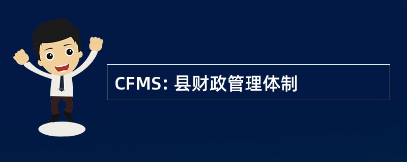 CFMS: 县财政管理体制