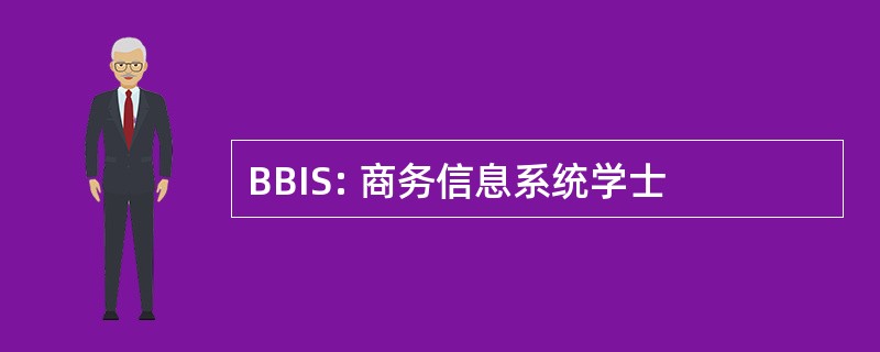 BBIS: 商务信息系统学士