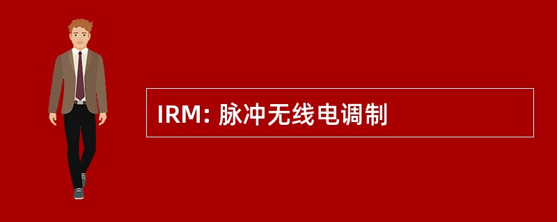 IRM: 脉冲无线电调制