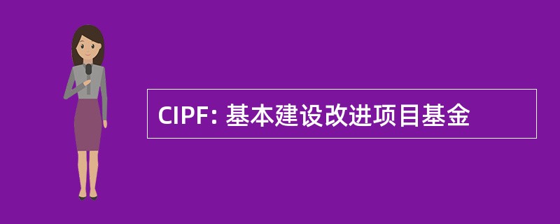 CIPF: 基本建设改进项目基金