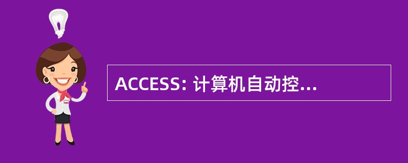 ACCESS: 计算机自动控制电子扫描系统