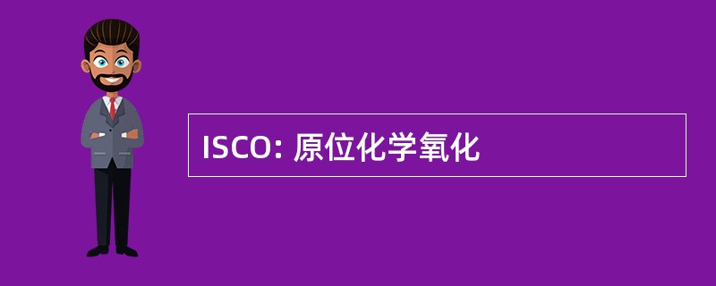 ISCO: 原位化学氧化