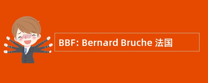 BBF: Bernard Bruche 法国