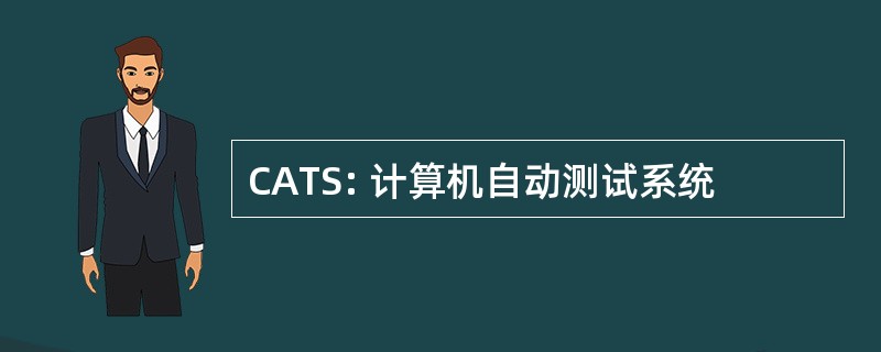 CATS: 计算机自动测试系统