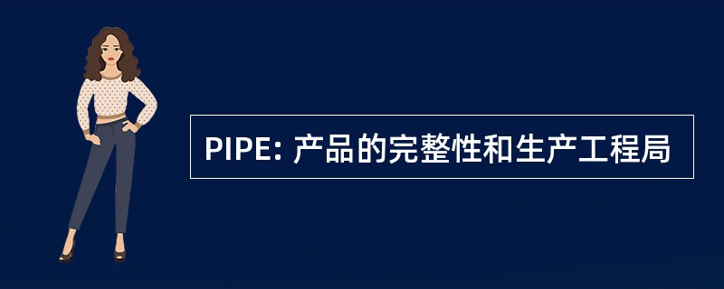 PIPE: 产品的完整性和生产工程局