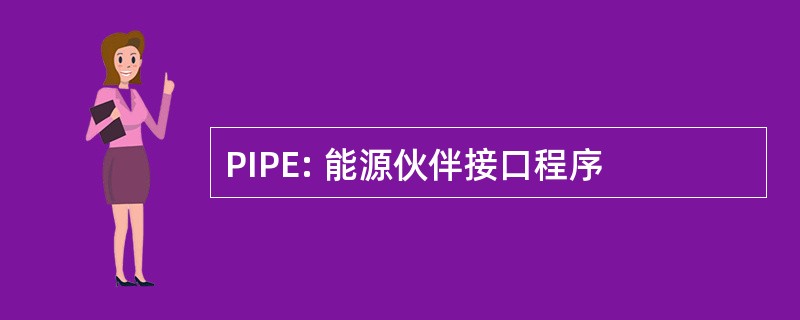 PIPE: 能源伙伴接口程序