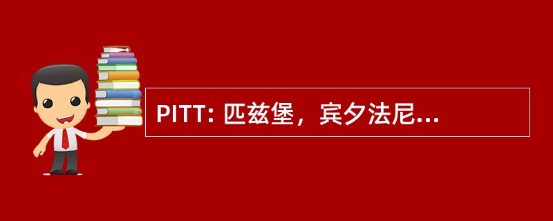 PITT: 匹兹堡，宾夕法尼亚州，美国