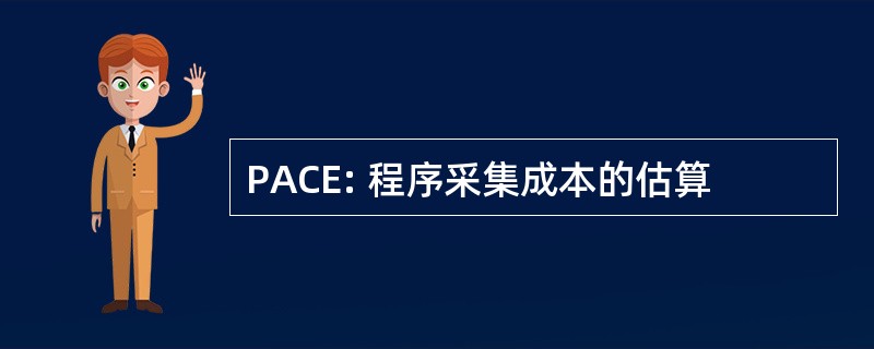 PACE: 程序采集成本的估算